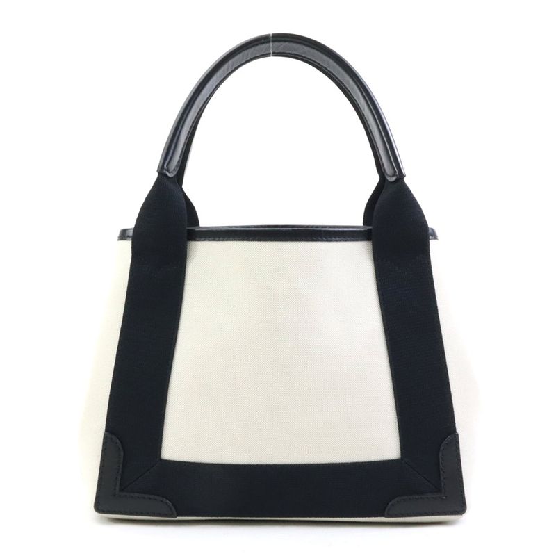 Balenciaga Shoulder Bag Handbag Navy Cabas Su XS 390346