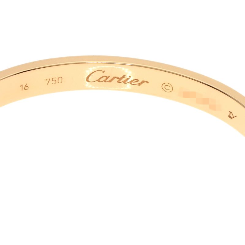 Cartier Love Bracelet #16 With Screwdriver Bracelet 18K Pink Gold Ladies