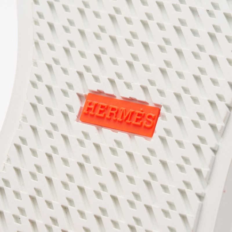 2022ssHermes Day Sneakers Size 36 Kelly Hardware Leather Canvas