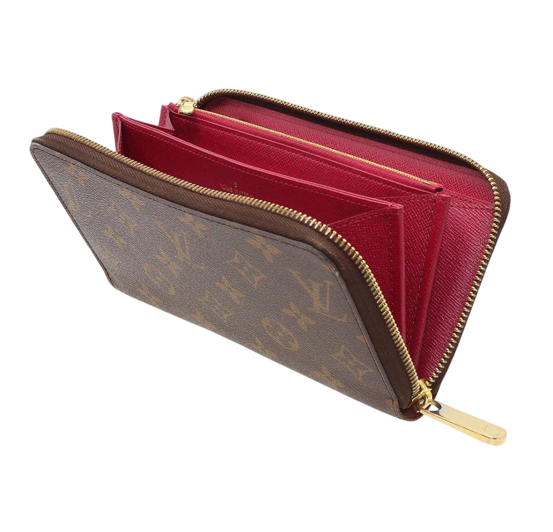 Louis Vuitton Zippy Wallet M41895 Fuchsia Long Wallet