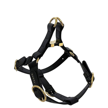 Gucci Harness Black Interlocking 692963 Never Used