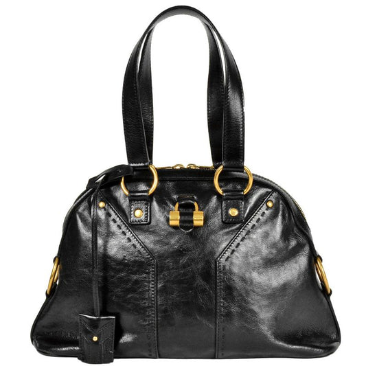 Saint Laurent Handbag Leather 156464 Black Rive Gauche YSL Tote Bag Women