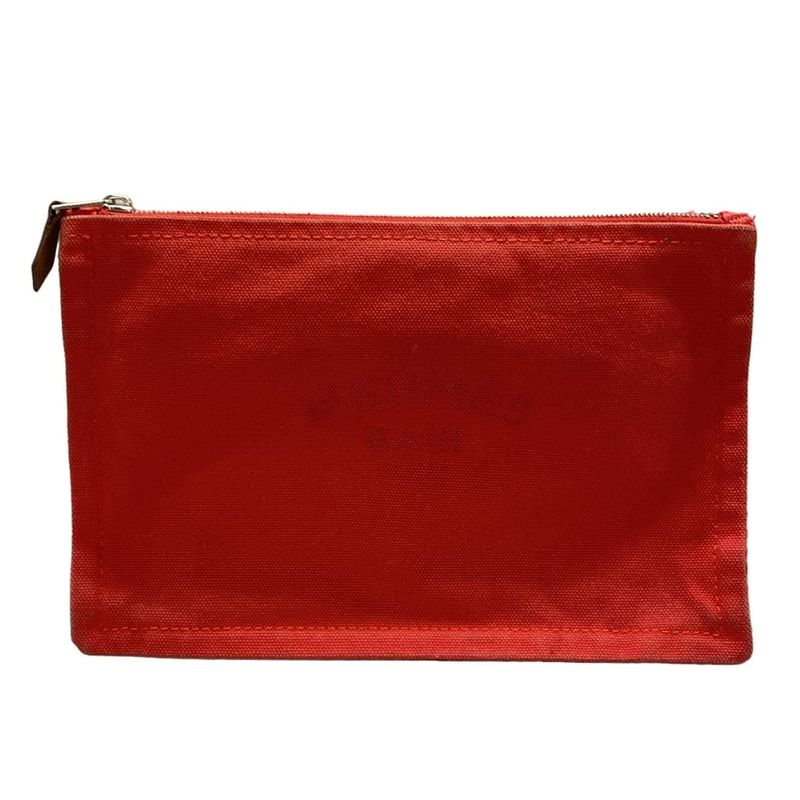 Hermes Pouch Yachting Pouch PM Red Leather