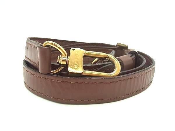 Louis Vuitton Leather Shoulder Strap For Bag Shoulder Crossbody Women Brown