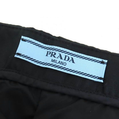 Prada 2022 21h924 Triangle Logo Triangle Plate Re Nylon Long Tight Skirt