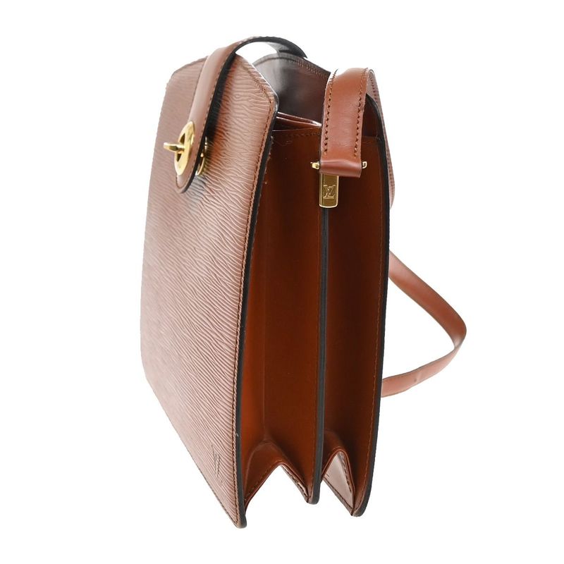 Louis Vuitton Shoulder Bag Capuchin Epi Brown M52343 80ka705