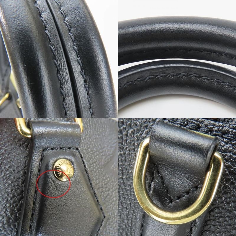 Louis Vuitton Handbag Speedy M58951 Bandoliere 25 Monogram Empreinte Noir Black