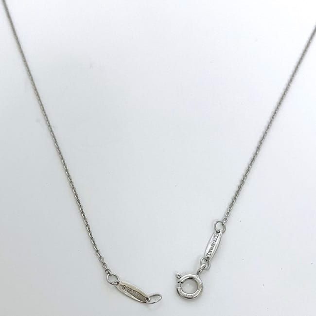 Tiffany & Co Open Heart Necklace Ec22784 Silver
