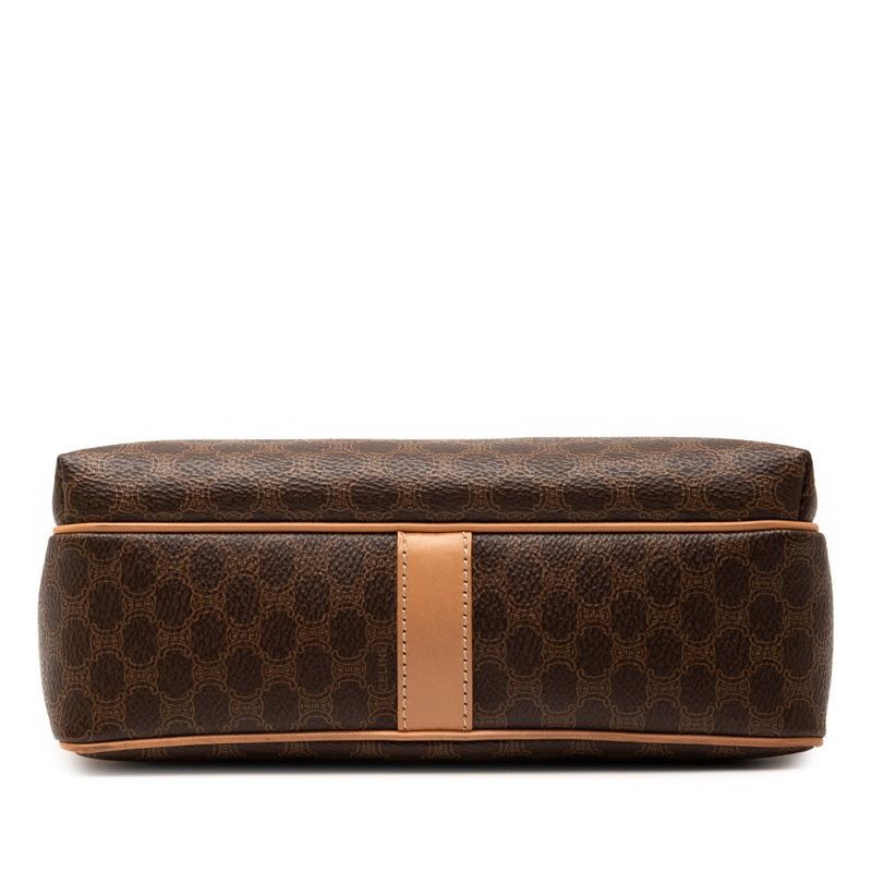 Celine Macadam Brown PVC Leather Women's Celine