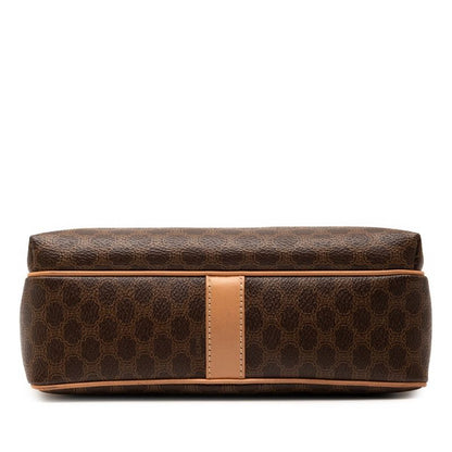 Celine Macadam Brown PVC Leather Women's Celine