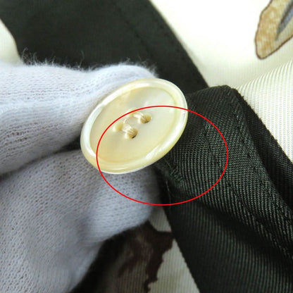 Hermes Vintage Tourbillon Swirls 100% Silk Margiela Period Fallen Leaves Long