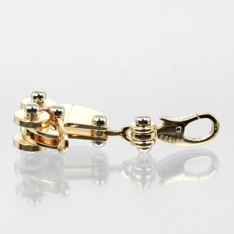 Cartier Beaker 18K Yellow Gold X 18kwhite Gold Ladies 6.56g Pendant Top