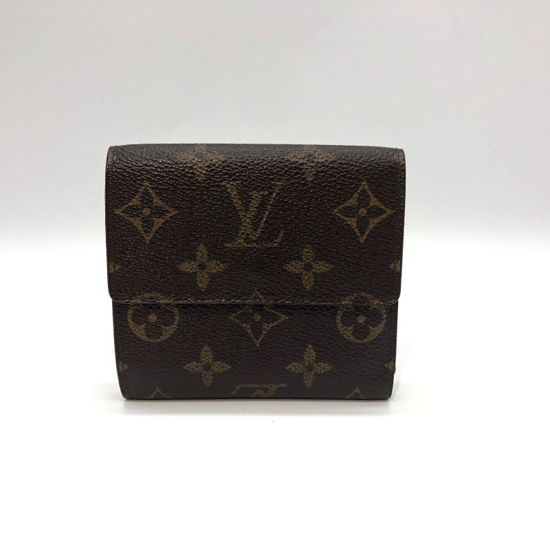 Louis Vuitton Monogram Portefeuille Elise M61654 Trifold Wallet Preowned 005377