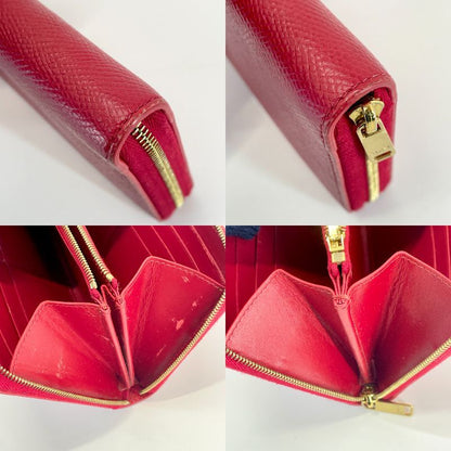 Celine Round Zipper Leather Zipped Wallet Long Wallet 24-2201l