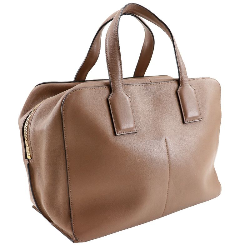 Loewe Goya Weekender Calf Brown Women's Boston Bag