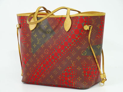 Authentic Louis Vuitton LV Neverfull MM Monogram Wave Yayoi Kusama Tote Bag