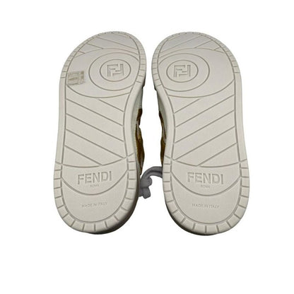 Fendi X Versace Fendace White Satin Print Low Top White 35 (22cm (8.66in))