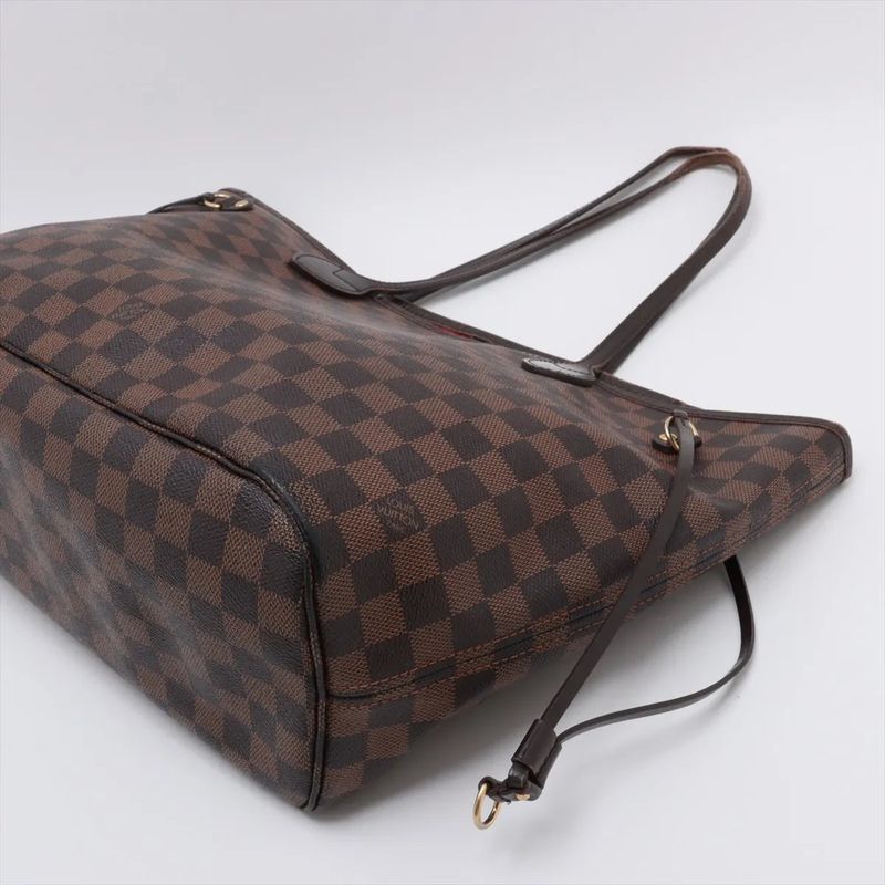 Louis Vuitton Damier Neverfull MM M51105 Leather Tote Bag Shoulder Hand A4