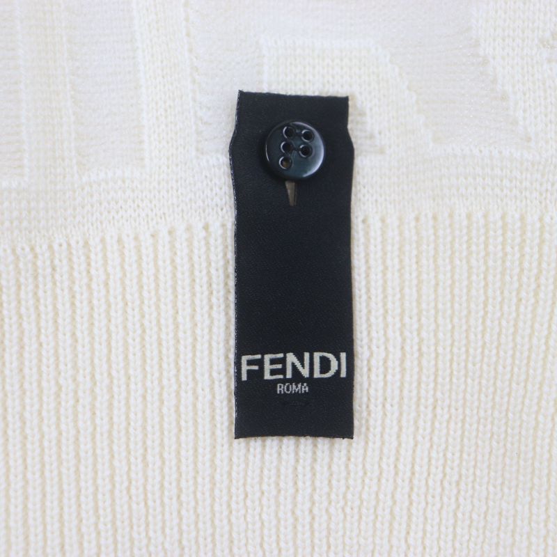 Fendi MARC Jacobs Fendi MARC Jacobs 2022 Fzx131 Wool 77% Logo Allover Pattern