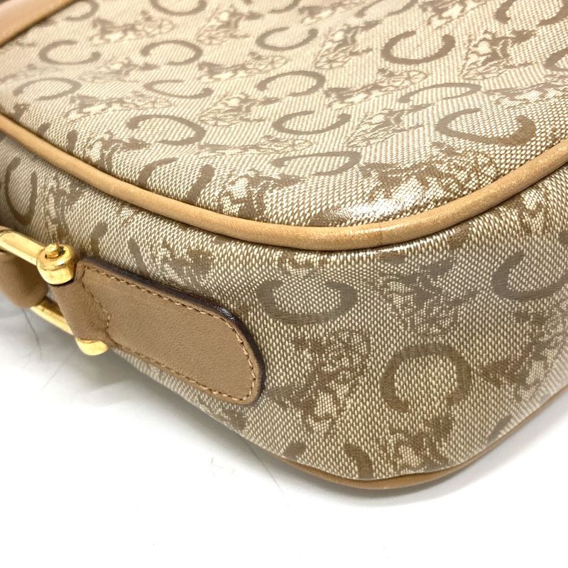 Celine Shoulder Bag C Macadam Pvc/leather Beige