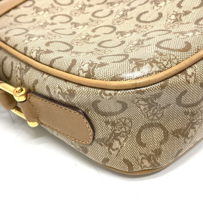 Celine Shoulder Bag C Macadam Pvc/leather Beige