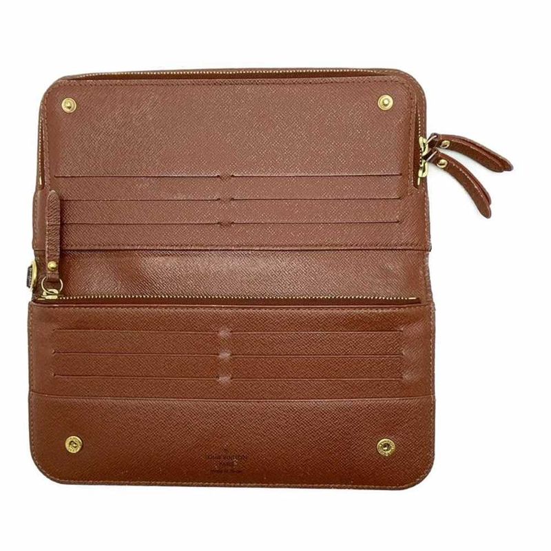 Louis Vuitton Monogram Portefeuille Antholite M60042 Brown Wallet