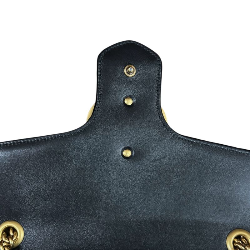 Gucci GG Marmont Shoulder Bag Velour 443496 Black Ladies Gucci  Gucci