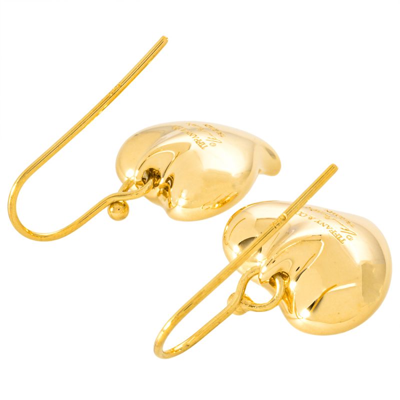 Tiffany & Co Tiffany & Co Full Heart Earrings 18K Yellow Gold 91g Gold Elsa
