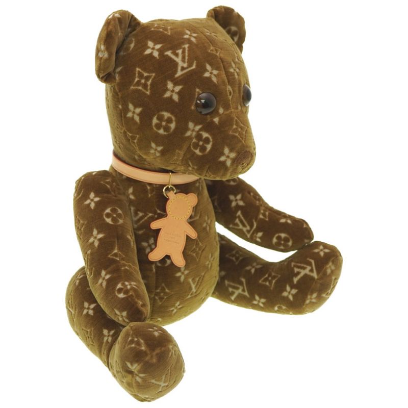Louis Vuitton Monogram Doudou Teddy Bear Limited Edition 2021 Gi0739 Velour
