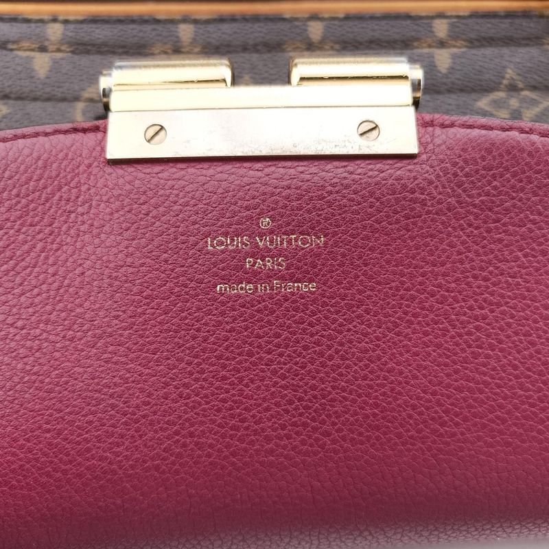 Louis Vuittonolympe Monogram / Brownish X Aurore Monogram Canvas X Calfleather