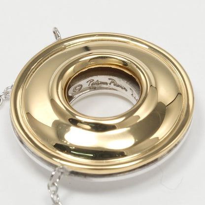 Tiffany & Co Magic Circle Silver 925 X 18K Yellow Gold Ladies 3.5g Necklace