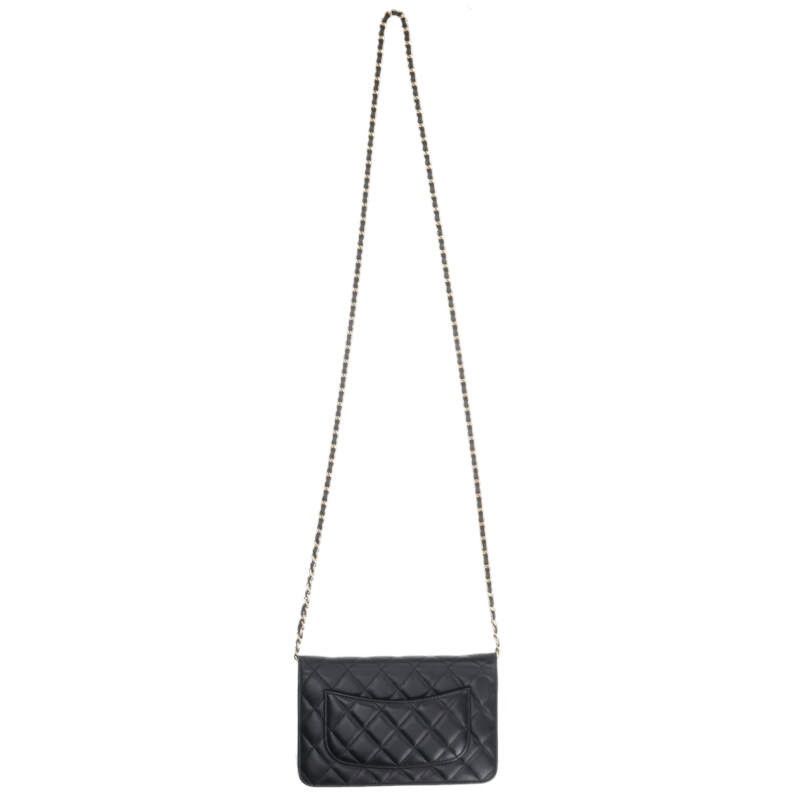 Chanel Egypt Limited Edition Lamb Skin Chain Wallet Women