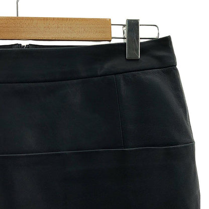 Celine - Phoebe Period Lamb Leather Skirt - 36 - Navy - Women