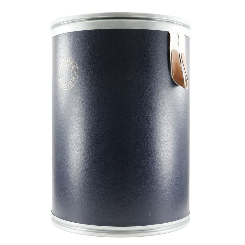 Hermes Saddle Box Large Size Serie Line Harness Tin Storage Ornament Aluminium