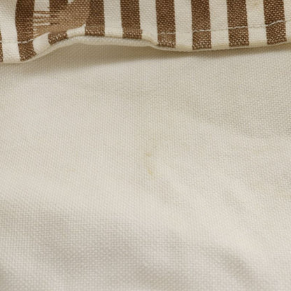 Hermes Cheveaune Canvas Brown/off White Unisex Tote Bag