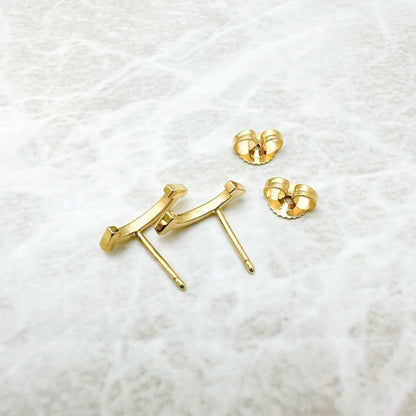/tiffany & Co T-smile Yellow Gold Earrings U