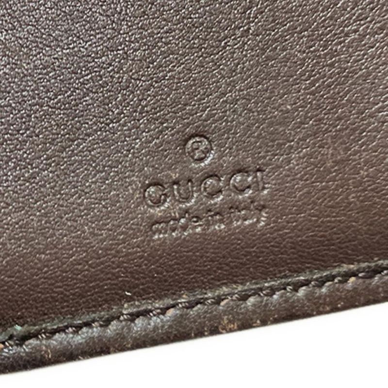 Gucci Key Case GG Pattern 268831 Light Brown X Dark Brown 6 Hooks Leather