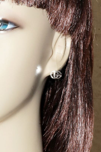 Gucci Earrings 18K White Gold GG Studded Earrings Online Limited 094074 J8502