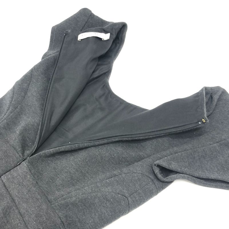 Christian DIOR Dress 7a12066010 Wool Gray