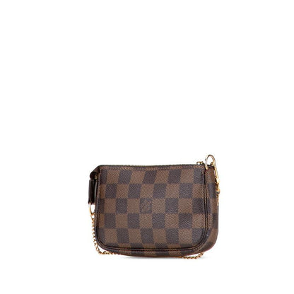 Louis Vuitton Damier Mini Pochette Accessoire Accessory Pouch Handbag N58009