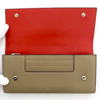 Celine Bifold Long Wallet Large Multifunction Ec21822