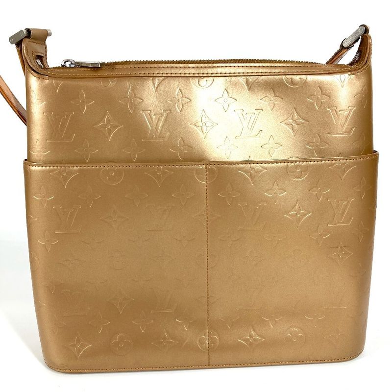 Louis Vuitton Shoulder Bag Sutter M55167 Monogram Matte Leather Ample Beige