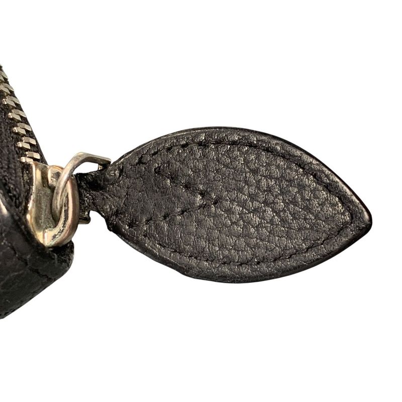 2829 Louis Vuitton Zippy Wallet Long Wallet M61867 Calf Leather Black Silver