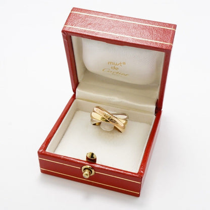 CARTIER Trinity Ring 51 K18YG 18K Yellow Gold White Gold Rose Gold Women's