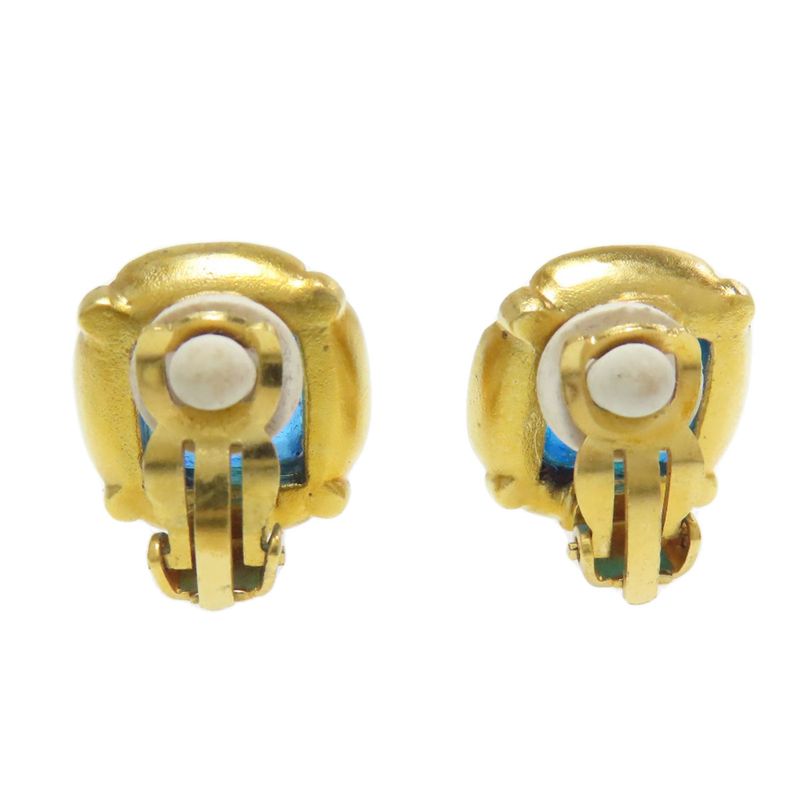 Chanel Vintage Earrings Metal Ladies