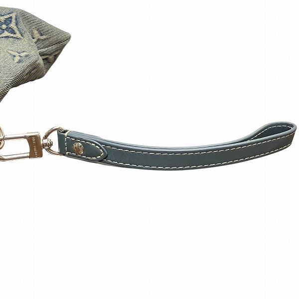 Louis Vuitton Monogram Washed Denim Pochette To Go M82313 Bag Clutch Bag Second