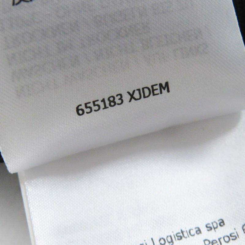 Gucci 655183 GG Pattern Jersey Jacquard Skirt Black S Genuine