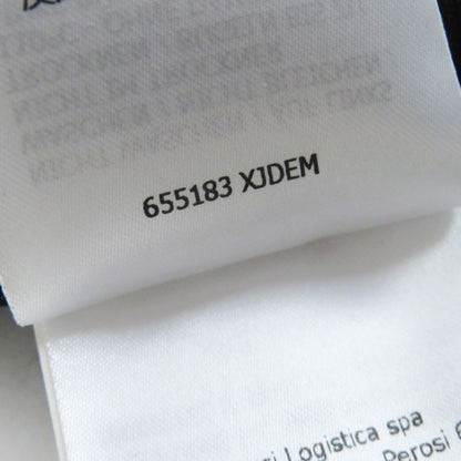 Gucci 655183 GG Pattern Jersey Jacquard Skirt Black S Genuine