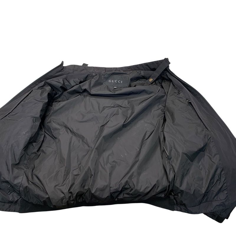 2814 Gucci Nylon Jacket Blouson Size 50 Preowned Men's Black