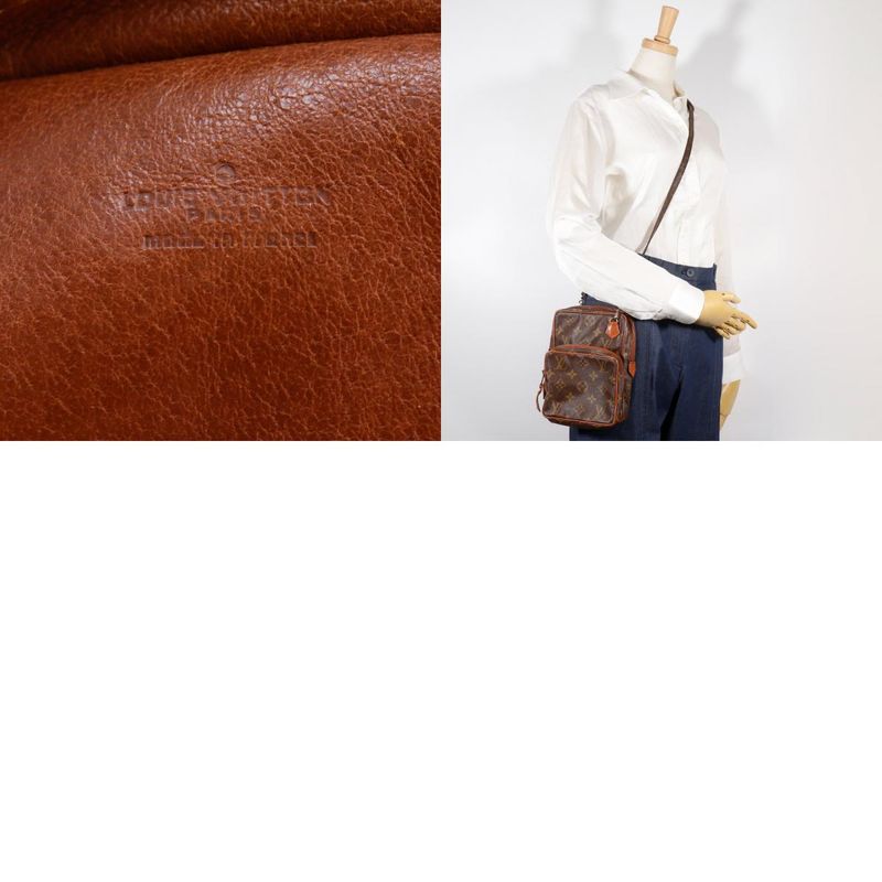 Louis Vuitton Mini Amazon Vintage M45238 Monogram Canvas Brown Ladies Shoulder